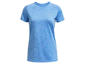 Under Armour Ladies Tech Twist T Shirt (Blue 464)